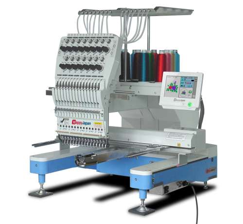 Happy Japan 15 Nadeln Stickmaschine HCD3E-1501 | Inkl. Hoopmaster Starter Paket